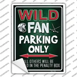 Wild Novelty Rectangle Sticker Decal