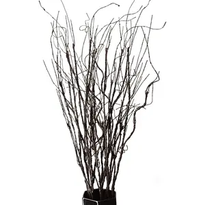 10 count Lifelike Curly Willow Branches Decorative Dried Artificial Twigs, 30.7 Inches  Bendable Sticks  Vines/Stems DIY Greenery  Craft Vases  Garden Hotel Farmhouse Decor