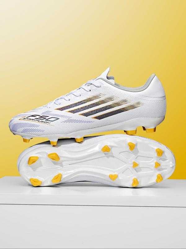 Unisex's Ombre Pink High Top Football Shoes, Breathable Comfortable Football Cleats, Football Training Shoes for All Seasons, Football Boots