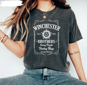 Supernatural T-Shirt, womens supernatural tshirt, Winchester brothers, supernatural gift, Ideal Gift for Him and Her
