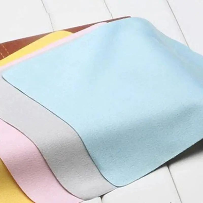 10pcs Mirror wiping cloth, piano wiping cloth, lens cloth, ultra-fine fiber sea island silk, suede eyeglass cloth, Microfiber Cleaning Cloth
