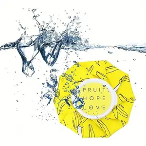 Reusable Hot Cold Gel Ice Pack, Foldable, Leak-Proof and Odorless with Safety Lock System, Perfect for Injuries, Injury Relief, Toothache Relief, and Therapy