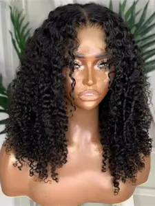 Women's Long Curly Wig, Deep Curly Wig, Soft Lace Front Synthetic Hairpiece, Party & Daily Use, 26 Inch Headband Wig, All Seasons