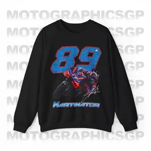 MotoGP Jorge Martin 89 Sweatshirt, Martinator 2024 MotoGP Hoodie Merchandise, Ducati MotoGP Jorge Martin Racing Sweatshirt, Martinator Gift