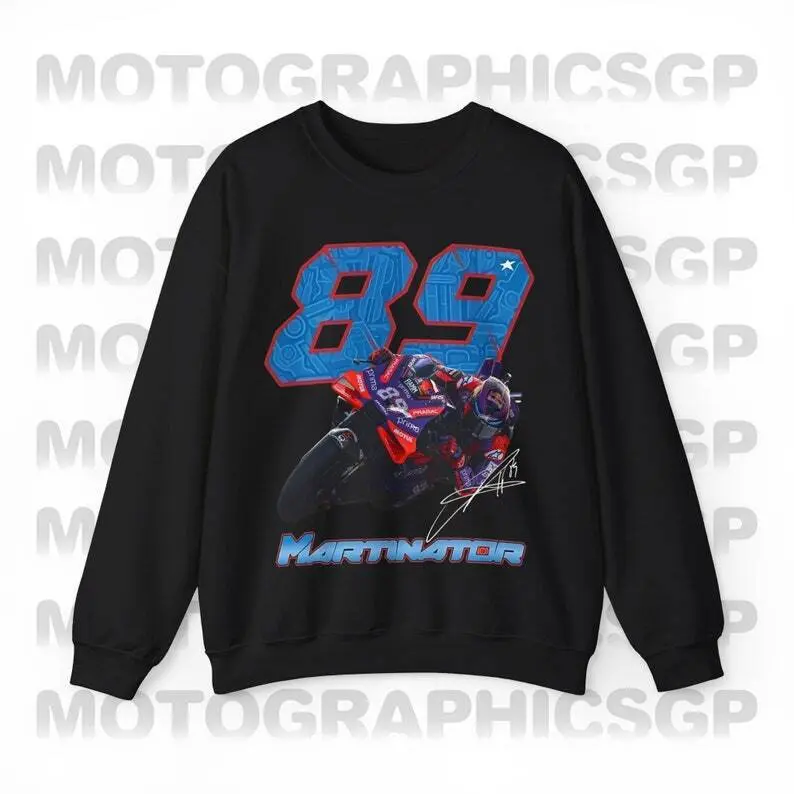 MotoGP Jorge Martin 89 Sweatshirt, Martinator 2024 MotoGP Hoodie Merchandise, Ducati MotoGP Jorge Martin Racing Sweatshirt, Martinator Gift