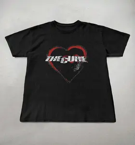 The Cure Heart T-Shirt, the cure gifts, the cure graphic shirt, bootleg cure shirts, 90s Alt Rock, Unisex shirt, Music Gifts