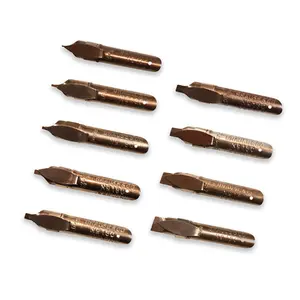 Brause C Nib Set of 9 - High-Quality German Calligraphy Nibs for Broad-Edge Hands