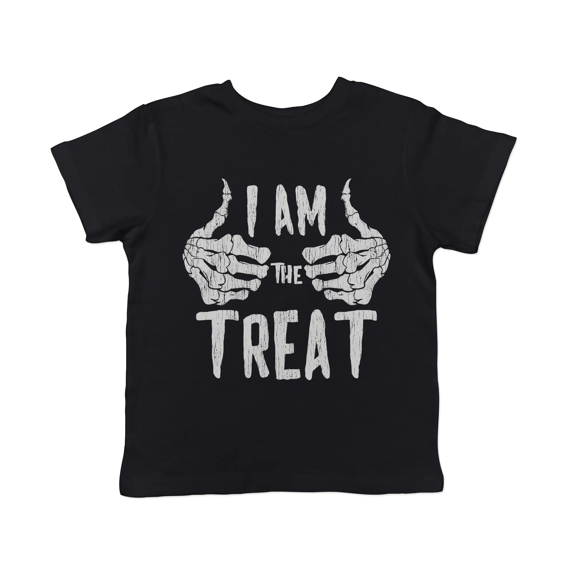 Toddler Funny T Shirts I Am The Treat Sarcastic Halloween Graphic Novelty Tee For Young Kids Funny Toddler Shirts Halloween Apparel for Toddler Childrens Graphic Tees Black - I