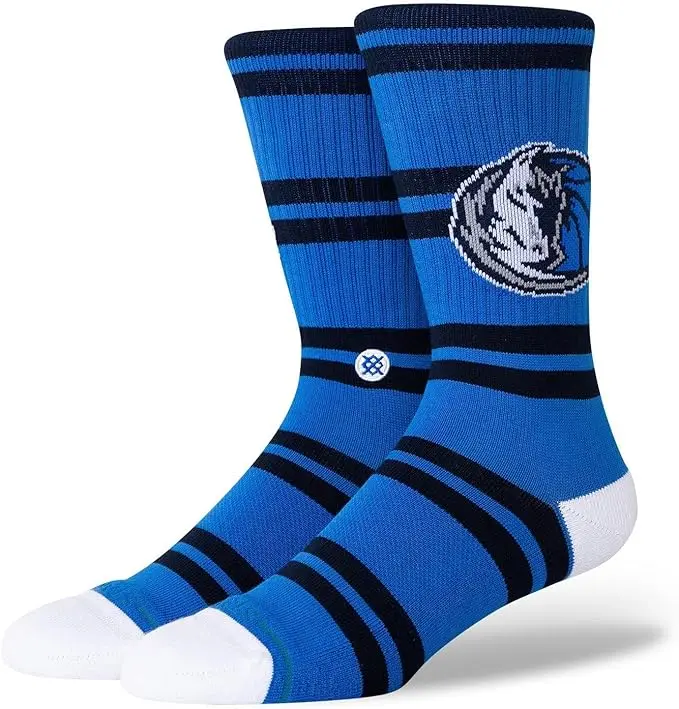 Stance NBA 2024 Prep Crew Socks - Large - DALLAS MAVERICKS