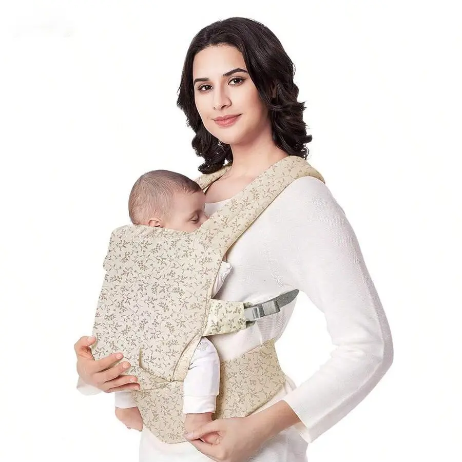 Baby Carrier Backpack, Portable Hands-Free Crossbody Strap, Multifunctional 4-In-1 Waist Seat, Adjustable Size, Lightweight, Perfect Baby Shower Gift