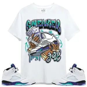 Sneaker Unisex Graphic Shirts To Match Sneakers AJ5 OG Grape, Jordan 5 Grape Outfit, Trending Shirts, Top Tshirt
