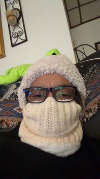 3-in-1 Winter Beanie Scarf & Mask Set - Cozy Fleece-Lined  display picture 3