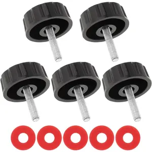 Universal Fishing Reel Handle Screw Caps, Fishing Reel Replacement Parts for Spinning Reel Knob Crank Power Foldable Handle Grip(Pack of 5)