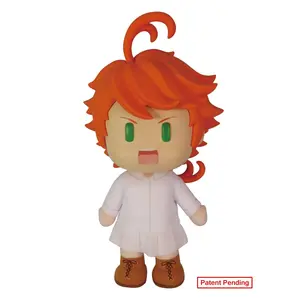 The Promised Neverland - Emma Angry Plastic Head Plush 8" H