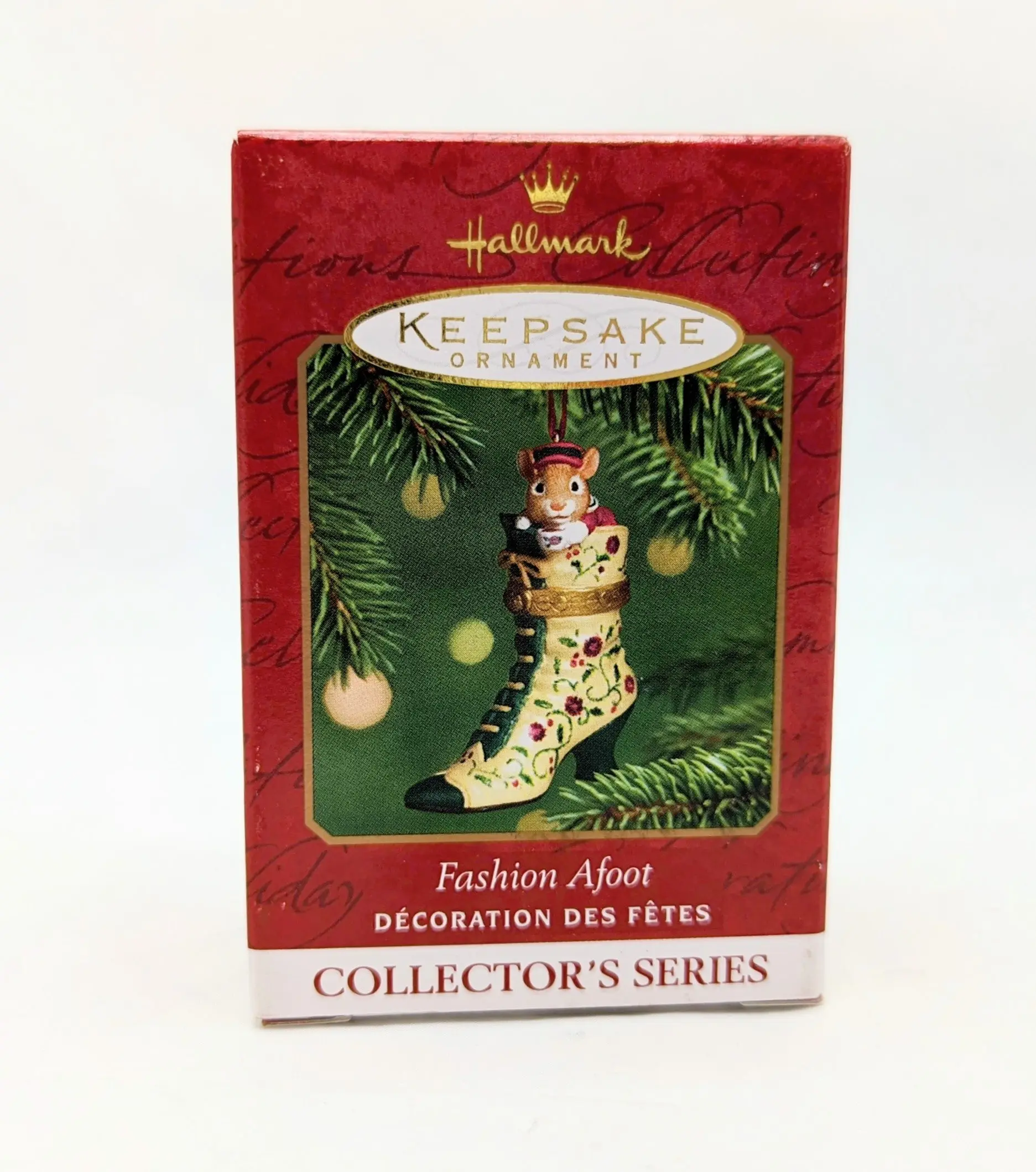 2001 Hallmark Keepsake Fashion Afoot Ornament
