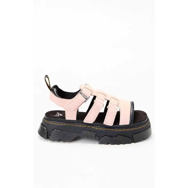 Dr Martens Women's Women's Pink Mattison Kit 3 Strap Sandals - Multicolor
