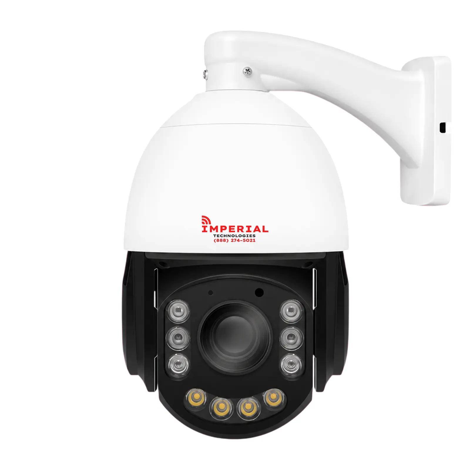 Imperial 4K 8MP AI PTZ PoE Security Camera - 20X Optical Zoom Lens, Auto Tracking, IP67 Protection, Outdoor CCTV, 2-Way Audio  Color Night Vision, Human Vehicle Face Detection