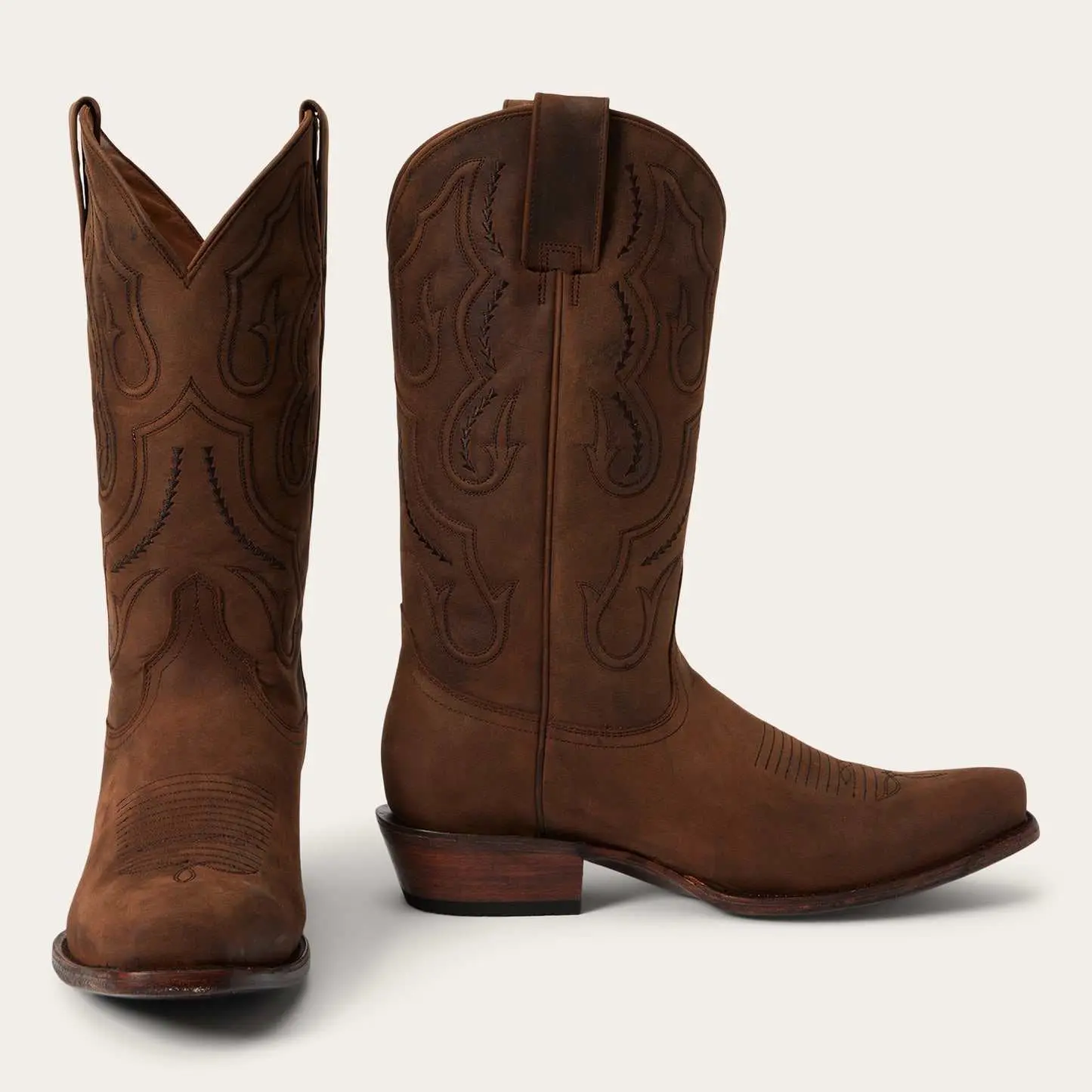 Men's Stetson Paxton Boots 7 Toe Handcrafted Brown