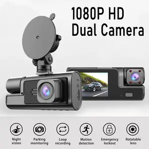 1080P HD Dash Cam with Dual Cameras, Outstanding Night Vision, 24/7 Parking Mode & Free 32GB SD Card, Ideal for Vehicle Security, Dashcam for Cars