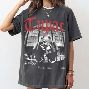 Comfort Colors tupac Middle Finger tee tupac shirt tupac vintage graphic tee