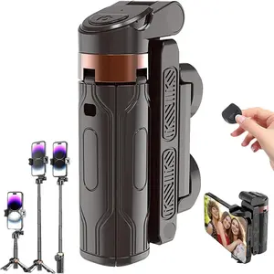 Portable Selfie Stick,Mini Tripod,Flipping Flexible Tripod Mini ,360 ° Pocket Flex Selfie Stick with Remote