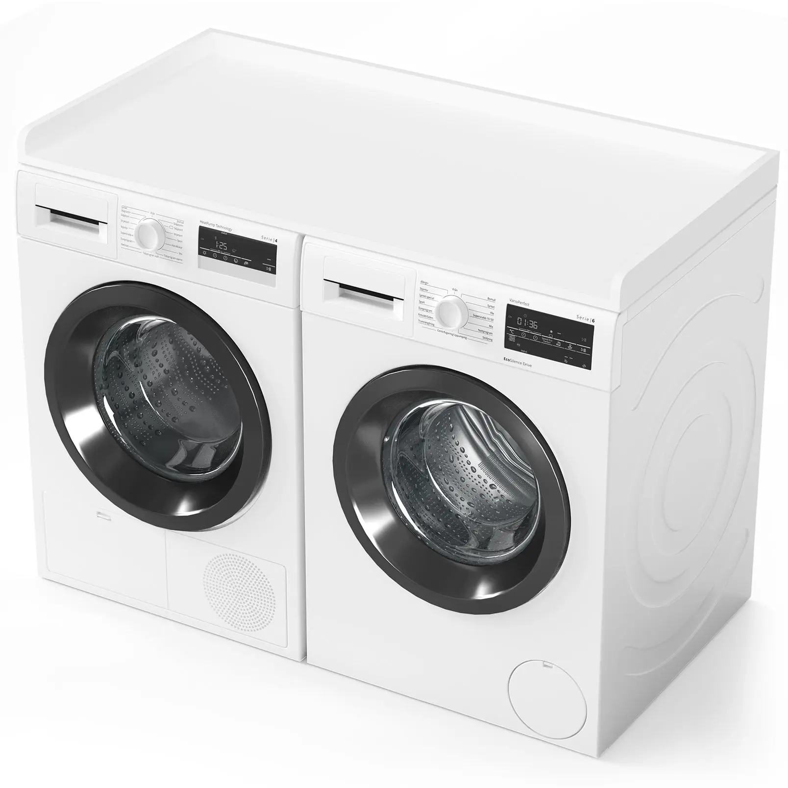 SpaceAid Laundry Room Countertop, White SpaceAid Laundry Room Countertop, White