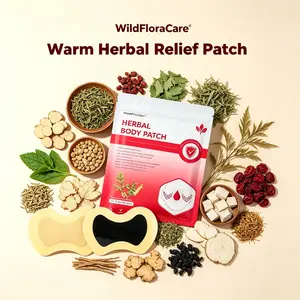 WildFloraCare Traditional Herbal Patch (10-Day Daily Supply) - Gentle Deep Soothing Foot & Navel Stickers - Pure Botanical Ginseng Essence Blend for Overnight Daily Comfort