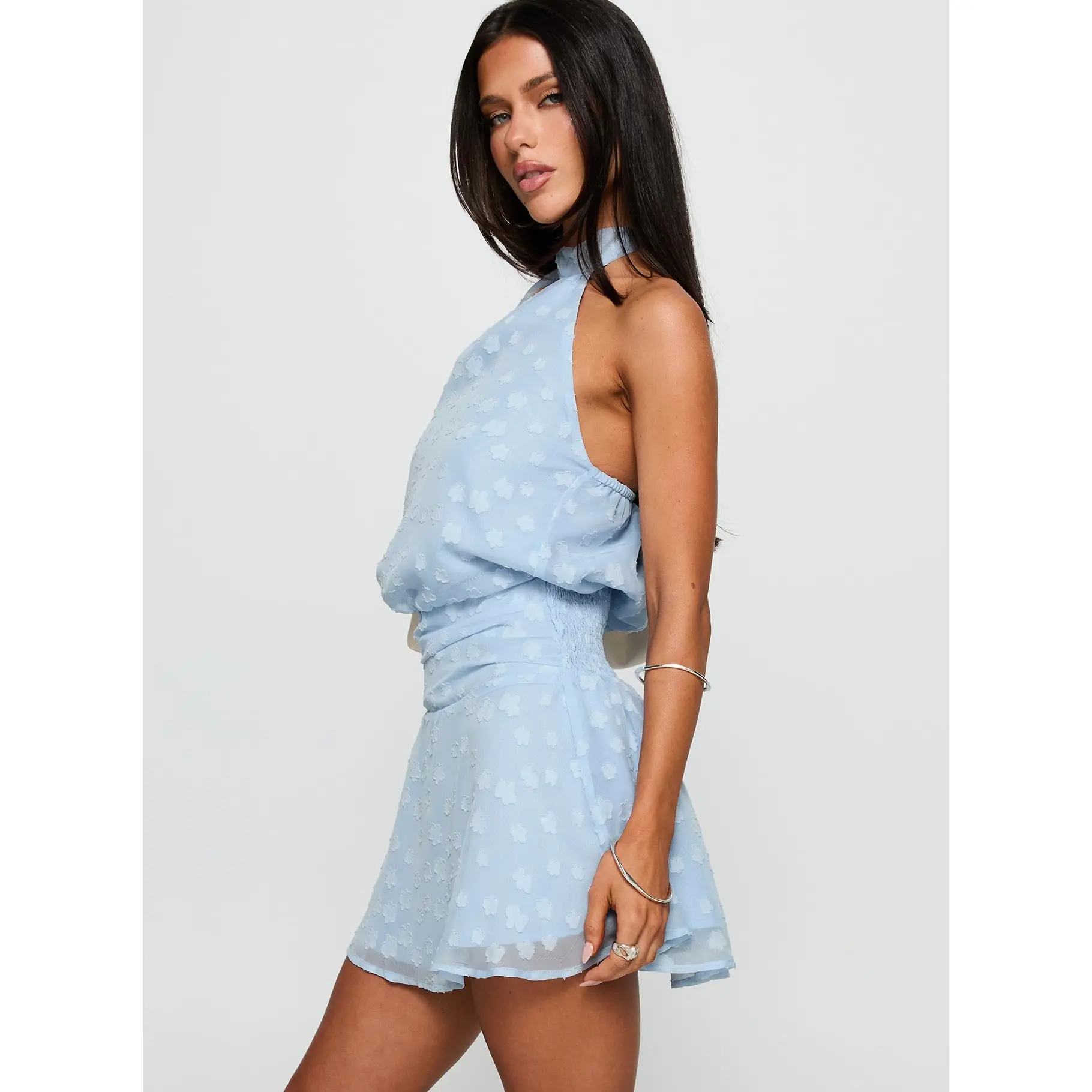 halter neck red mini dress Minkpink MG2504770 Rosela Halter Mini Dress