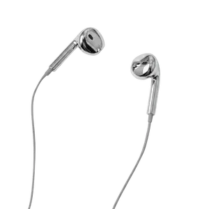 USB -C, Lightning - Limited Functional Wired Earbuds for iPhone Lightning – Chrome Gold Blue Silver Aesthetic Earphones Synth Archive Wearable Metallic Custom