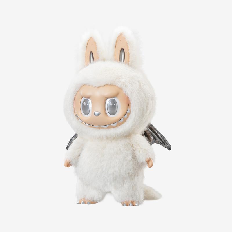 (Azi0119) POP MART THE MONSTERS - ANGEL IN CLOUDS Vinyl Face Doll Iris0119 Series Soft White Furry Design with Wings