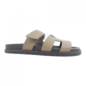 Pre-owned HERMÈS Calfskin Small Leather Goods Hermes Chypre Epsom Leather Sandals