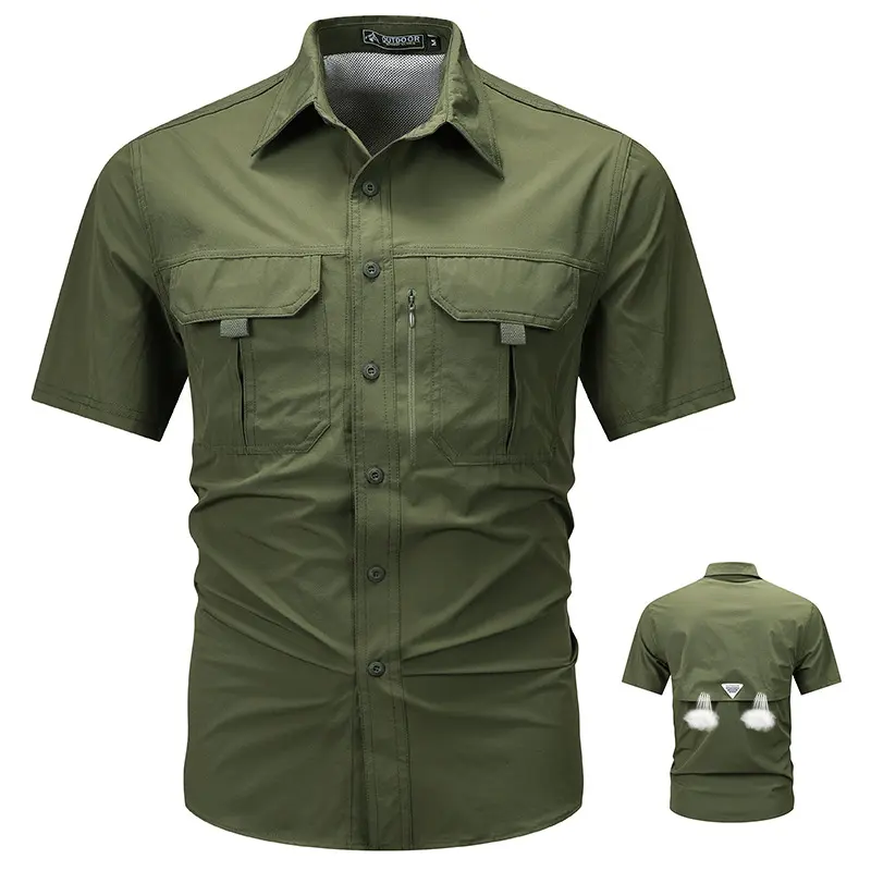 Army Green 159 Short Sleeves