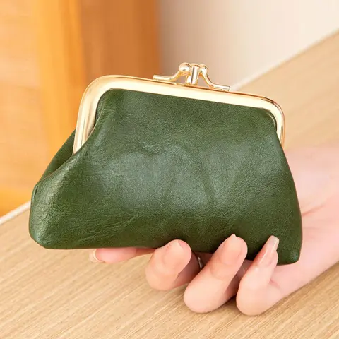 Mini PU Leather Coin Wallet, Cute Fashion Short Wallet, Multifunctional Artificial Leather Wallet, Portable Card Holder, Perfect Gift,Suitable for Thanksgiving, Christmas, men's gift giving, Valentine's Day