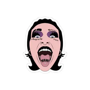 Rhea Ripley Sticker, Kiss-Cut Sticker, WWE, my own design, mami is always on top, Wrestling Sticker, Laptop Decal, Water Bottle Sticker,