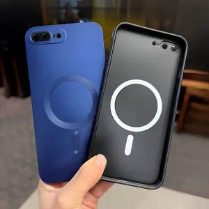 Magnetic phone case Cover for iPhone 7 8Plus SE2 SE3 new style protective shockproof soft case