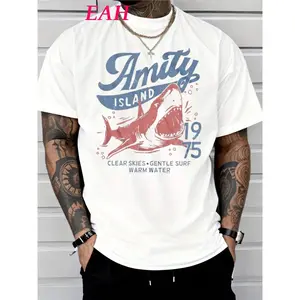 Jaws Shark Men's T-Shirt (Single Piece)100% Cotton T Shirt