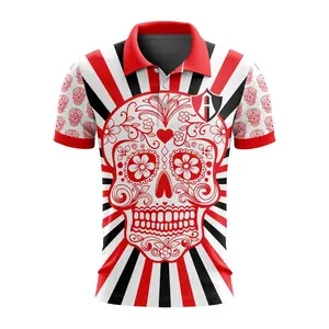 LIGA MX Atlas F.C Special Dia De Muertos Design Polo ST2402