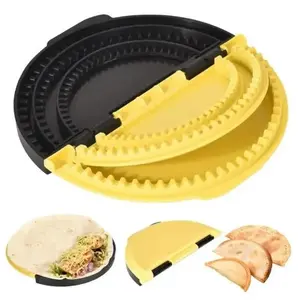 No More Soggy Wraps! Large Tortilla Sealer & Crimper – Adjustable 6"-8"-10", 2 Separate Parts for Burritos, Tacos, Dumplings & More tortilla sealer Kitchen Accessories Utensils