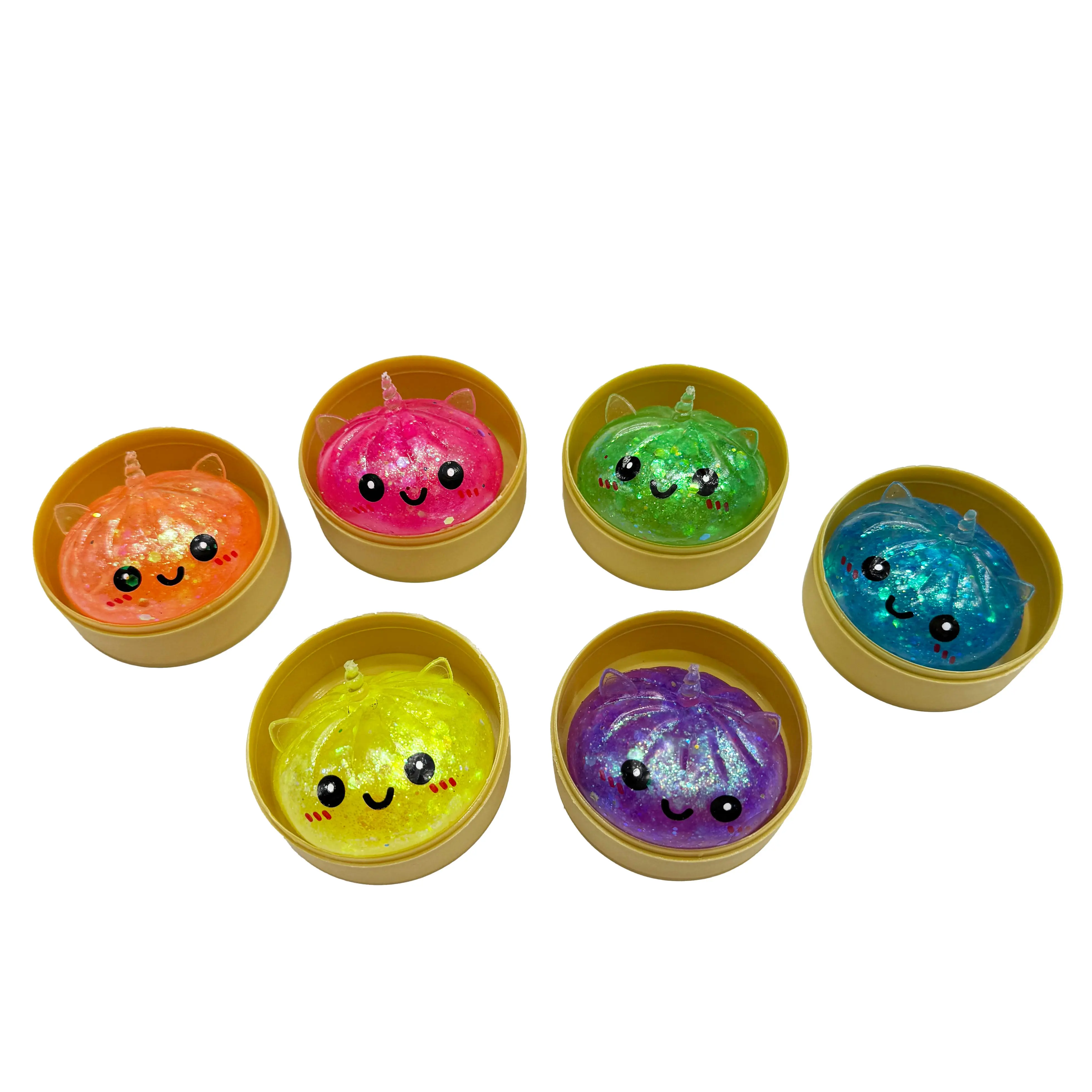 Mini Squishy Unicorn Dumplings with Steamer Basket Mystery Surprise