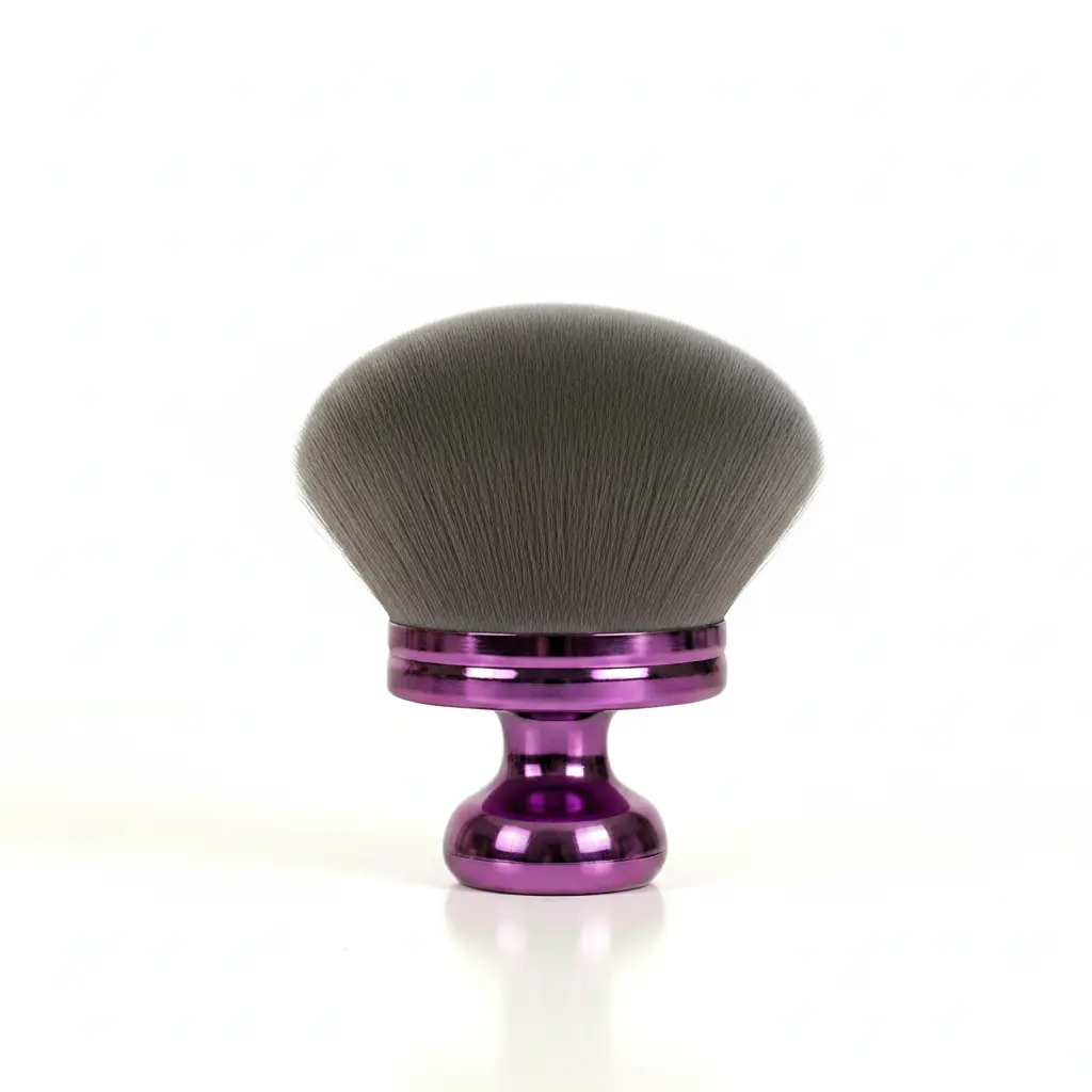 XL Kabuki Body Foundation Brush - 3.2in Versatile for Body and Face Makeup, Quick Streak-Free Coverage, Sensitive Skin Safe, for Self Tanner & Bronzer, with Purple Drawstring Bag for Special Occasions