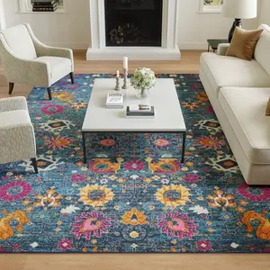 Nourison Passion Bohemian Floral Indoor Rug