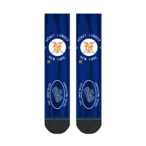 Stance MLB Lumber Crew Socks - New York Mets