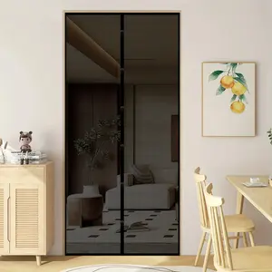 1pc Magnetic Mesh Door Curtain - Keeps Bugs Out, Fresh Air In, and Pets Free to Roam - Ideal for Bedroom, Living Room, and Balcony - Summer Use, Pet Freedom Curtain | Modern Home Decor | Magnetic Closure, Curtains for Living Room, Magnetic Screen Door