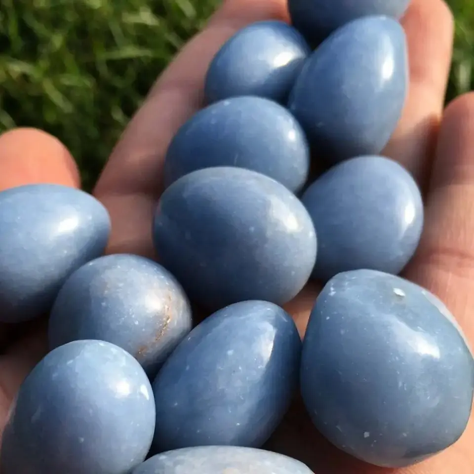 💙✨ Angelite Tumble – Serenity, Communication and Angelic Connection 👼