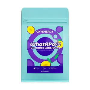 OXYENERGY Whatapoo! Prune Probiotic Gummies - 5 Probiotics + High Prune Concentrate
