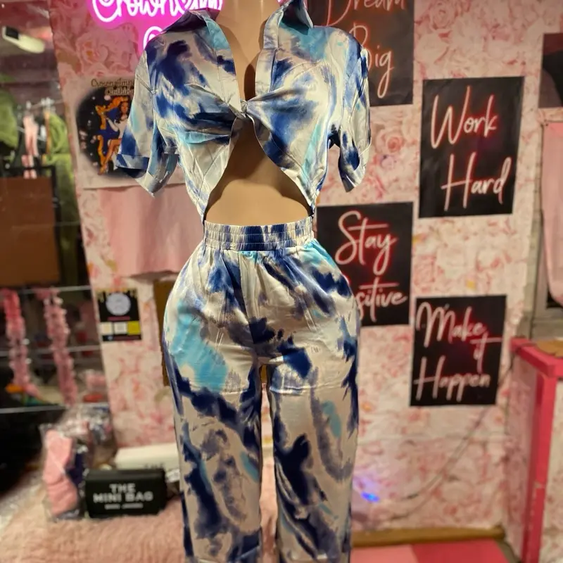 Blue 2piece Womenswear
