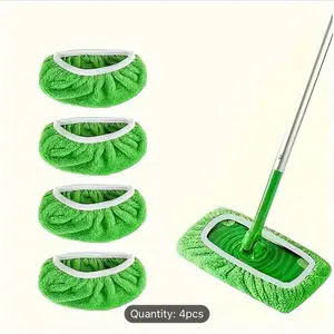 Reusable Microfiber Swiffer Pads - Perfect Fit for Swiffer Sweepers: Soft, Strong Water Absorption, Suitable for Living Room, Bedroom, Bathroom, Kitchen, and Toilet Cleaning