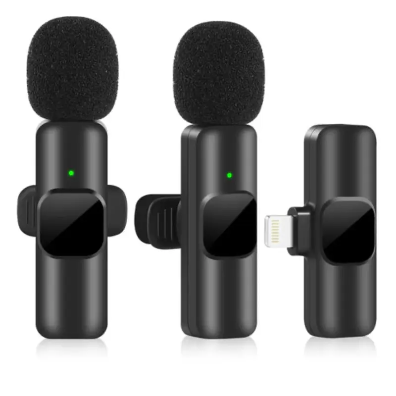 Wireless lavalier microphone radio microphone noise reduction lavalier microphone for live outdoor interviews teaching conference video