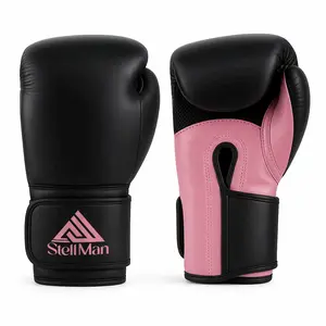 Stellman Armalite Grappling Gloves, Black/Pink, Ample Padding, Snug Fit, Sports & Outdoor Boxing Martial Arts Equipment