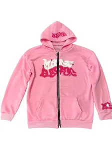 Y2K Retro Star And Letter Printed Full zipper Hoodies，Spring Autumn Harajuku Women And Men Fashion Hip Hop Long Sleeve Hooded ，Avant-Garde - Street Casual Spring/Fall Loose Zipper Pocket Patched，Autumn and Winter Gothic Coat preppy style